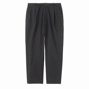 Goldwin One Tuck Tapered Light Pants Black mens joggers promo code