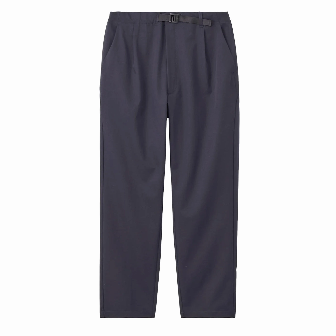 Goldwin One Tuck Tapered Stretch Pants Dark Navy mens joggers promo code