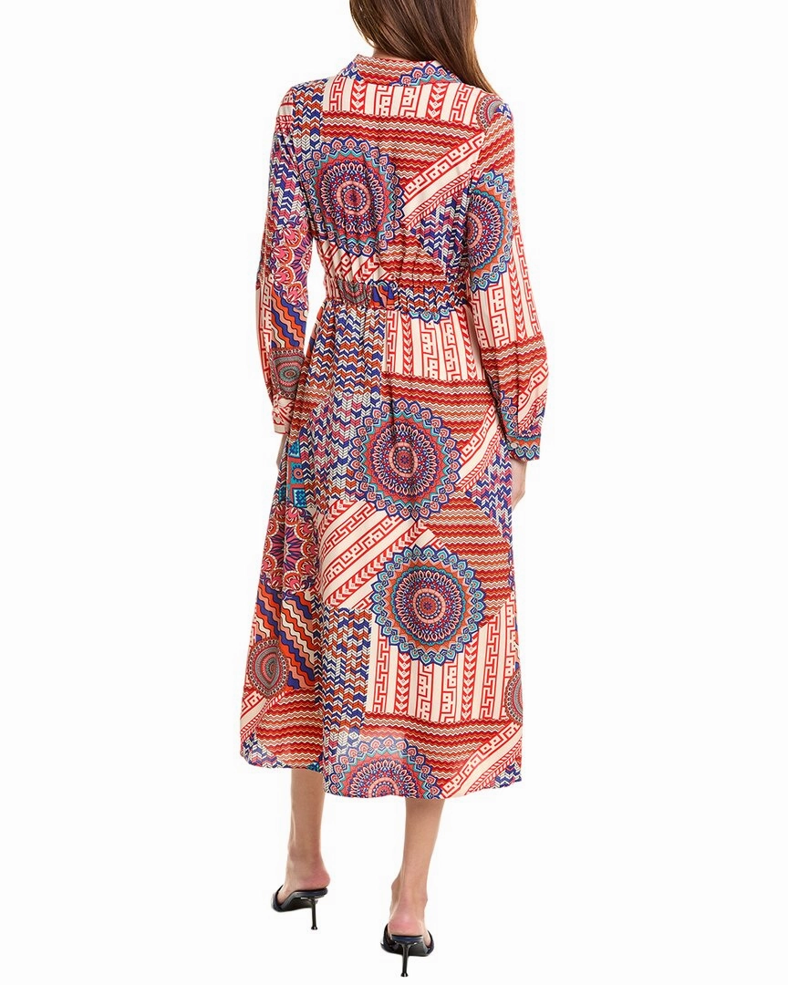 Gracia Pleated Midi Dress