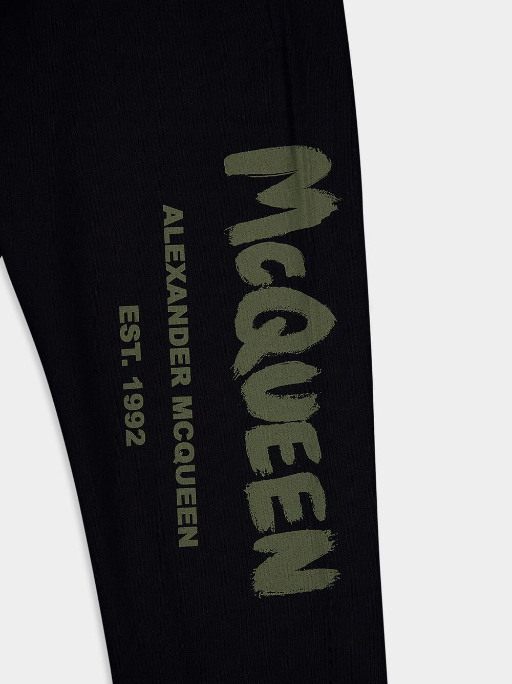 Graffiti-Print Cotton Track Pants