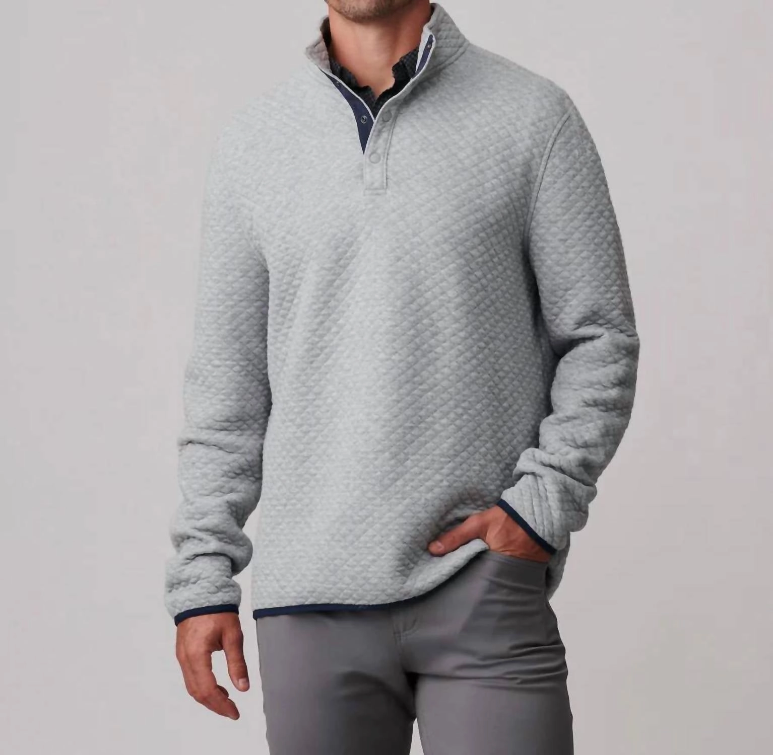 Gramercy Pullover In Heather Gray