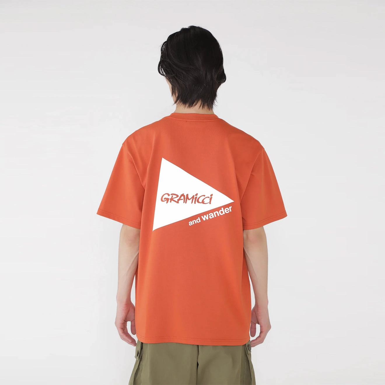 Gramicci x And Wander Backprint Tee Red