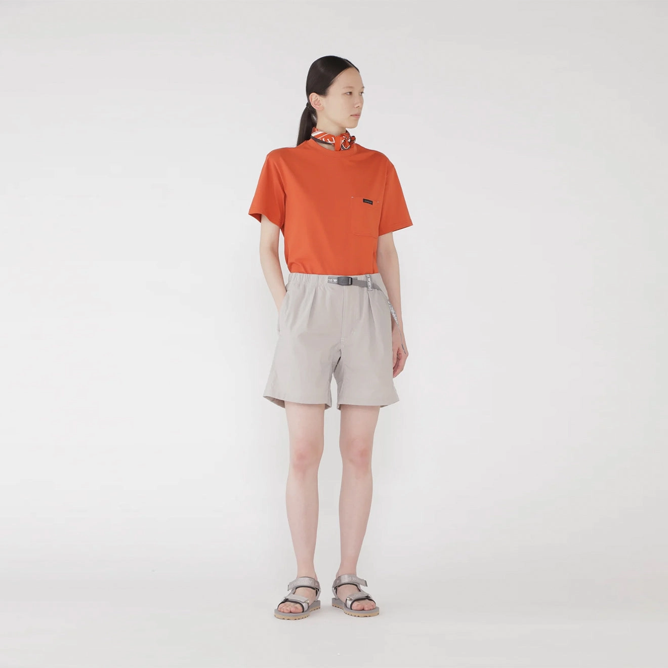 Gramicci x And Wander Backprint Tee Red
