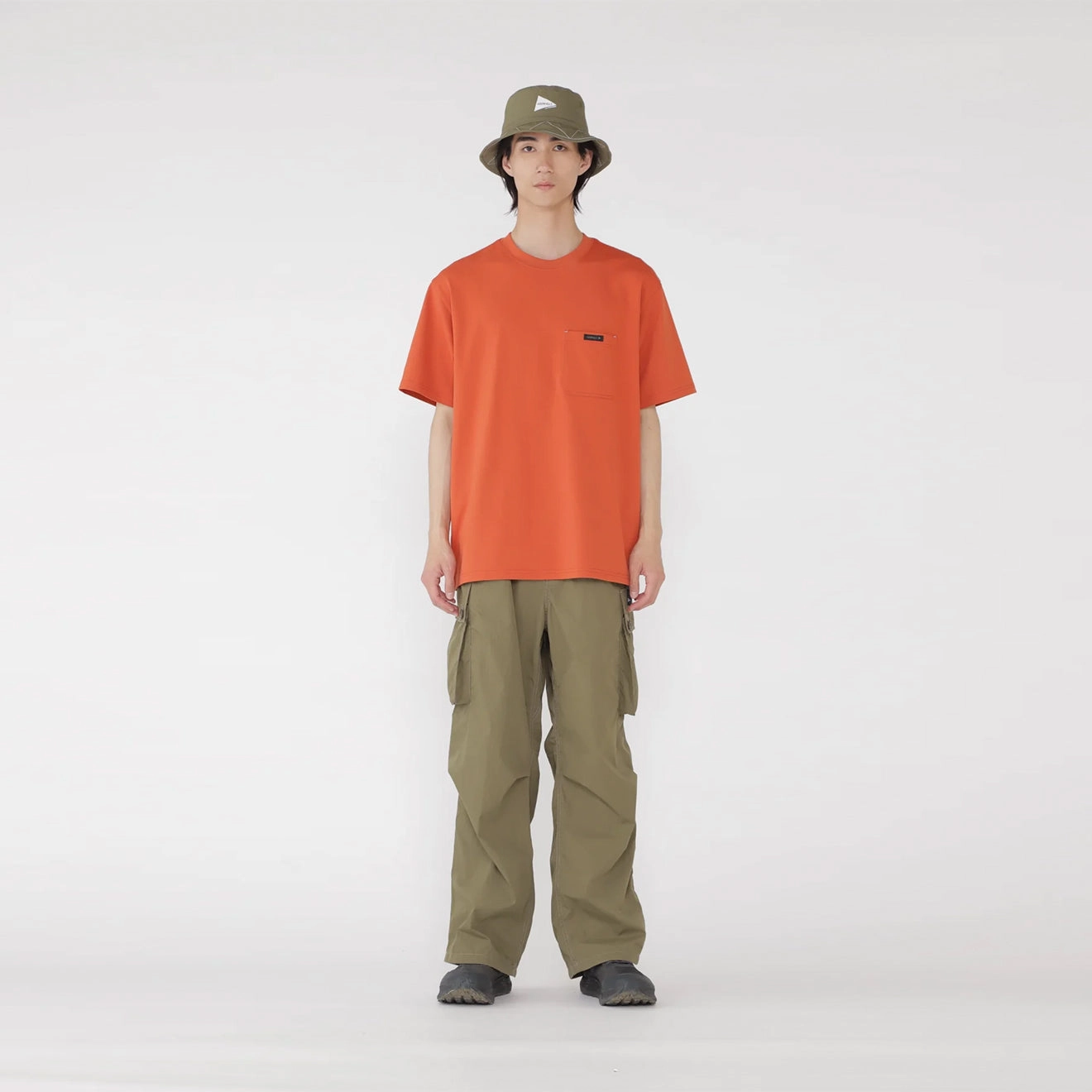 Gramicci x And Wander Backprint Tee Red