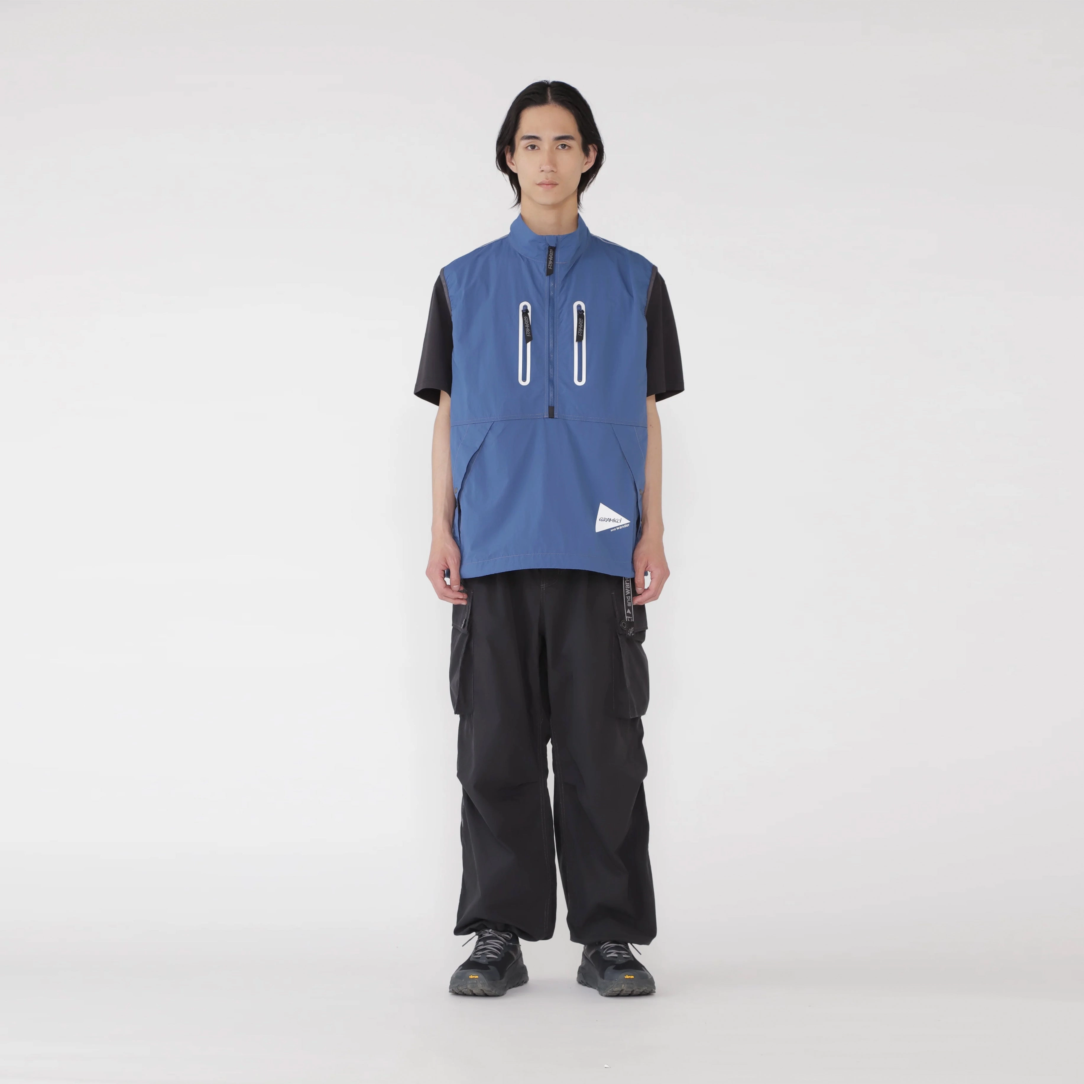 Gramicci x And Wander Military Wide Pant Black