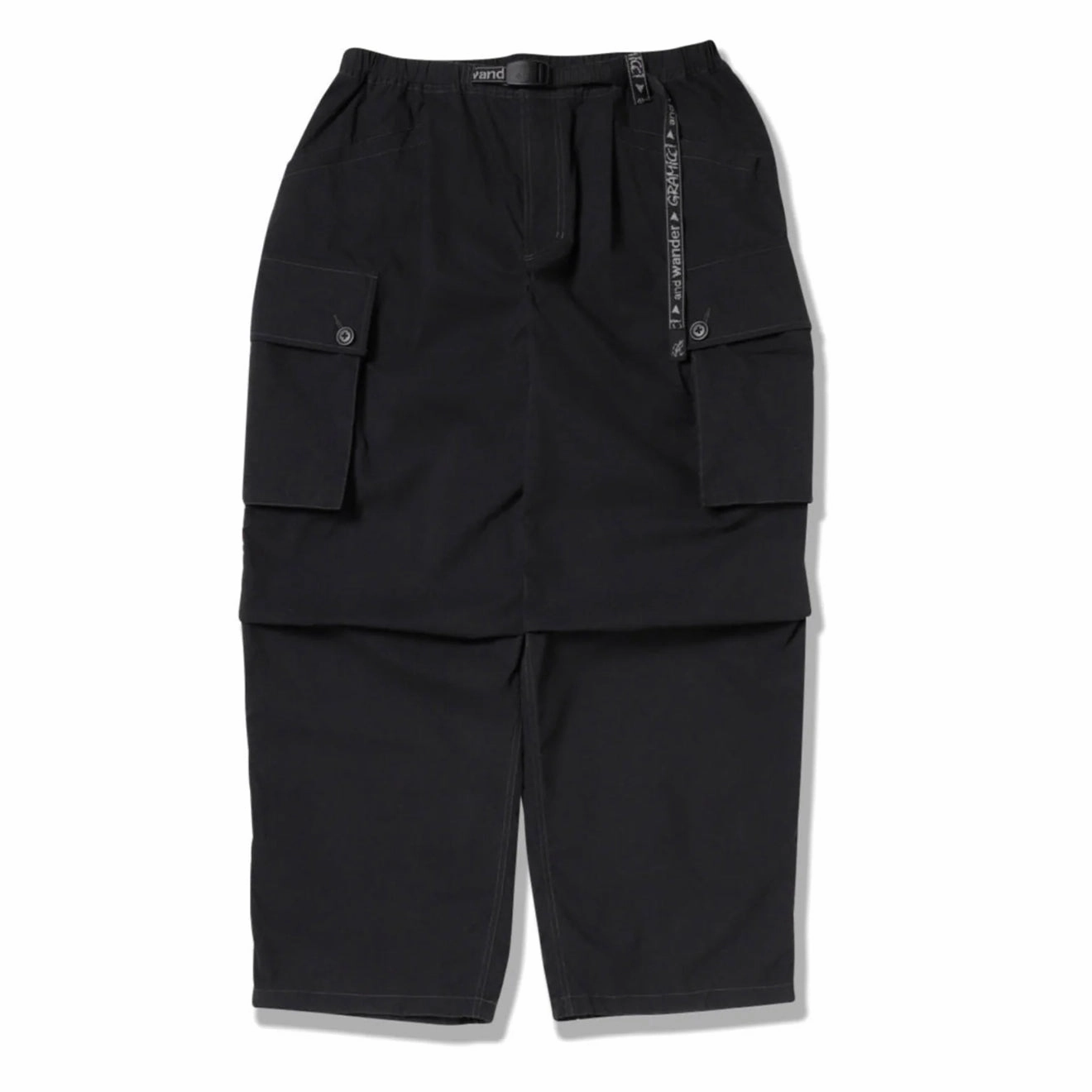 Gramicci x And Wander Military Wide Pant Black mens joggers promo code