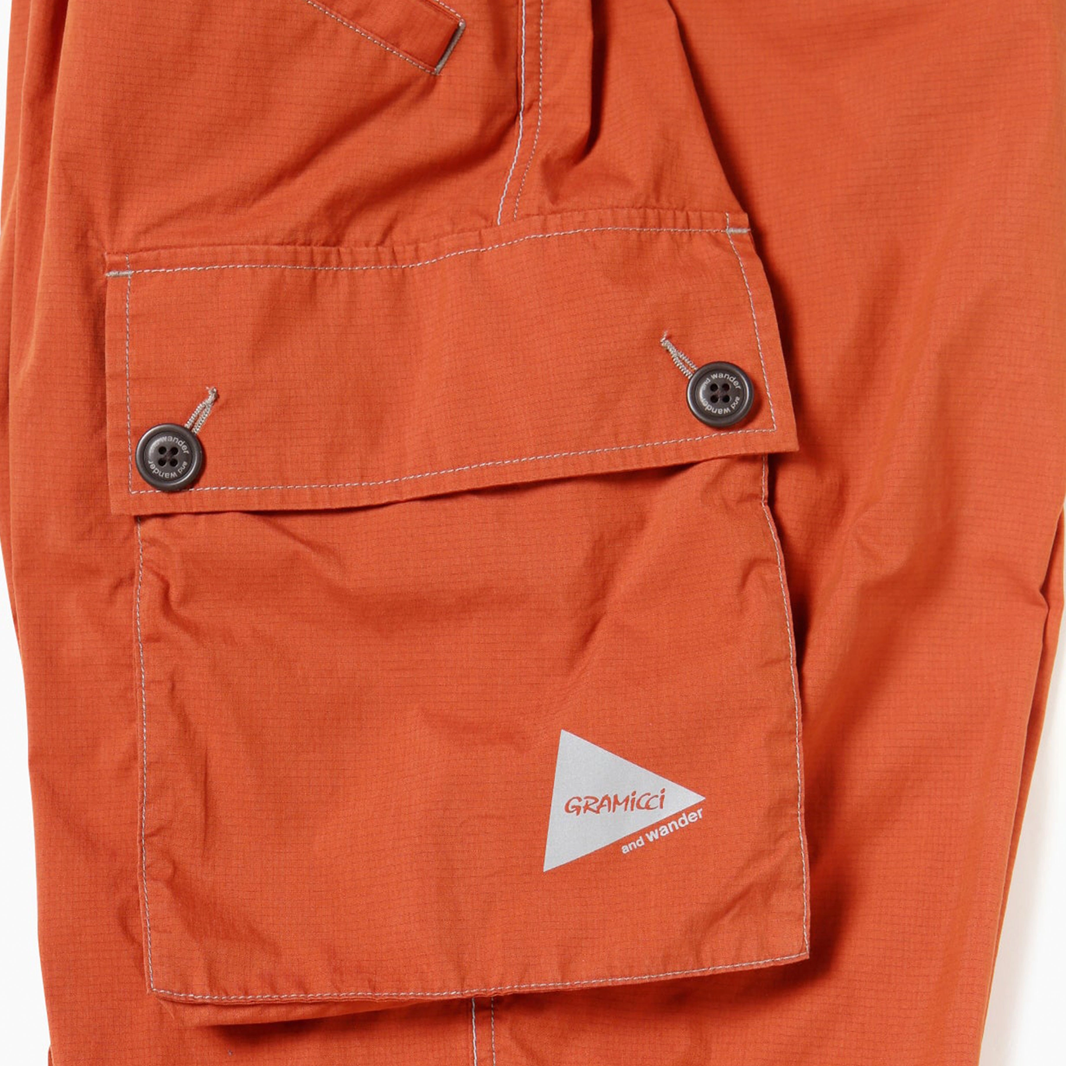 Gramicci x And Wander Military Wide Pant Red