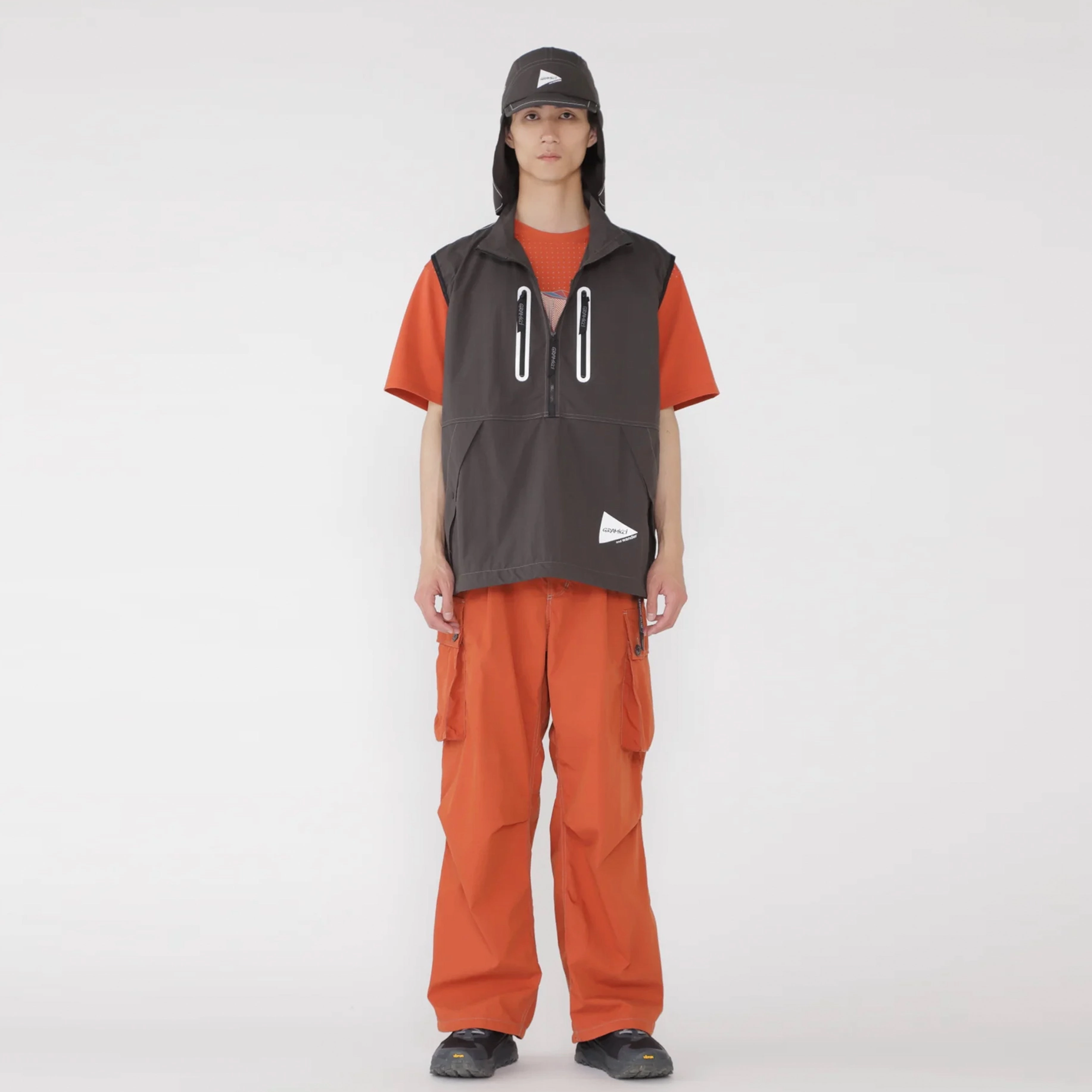 Gramicci x And Wander Military Wide Pant Red