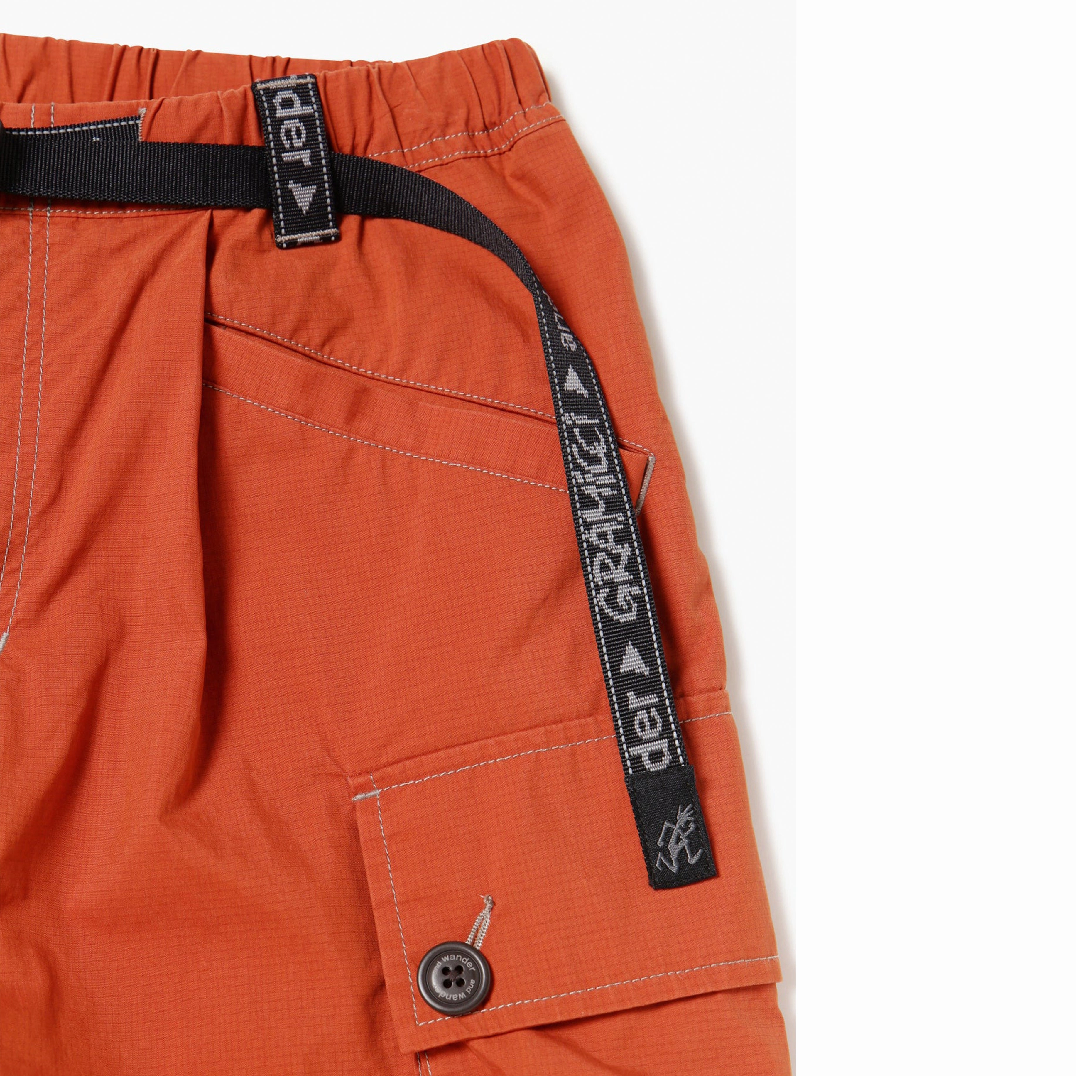 Gramicci x And Wander Military Wide Pant Red