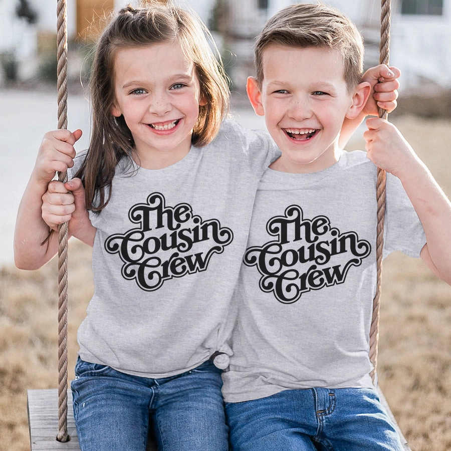 Grandma's House- The Cousin Crew T-Shirts- Grey Holiday Collection - vacation wear sale