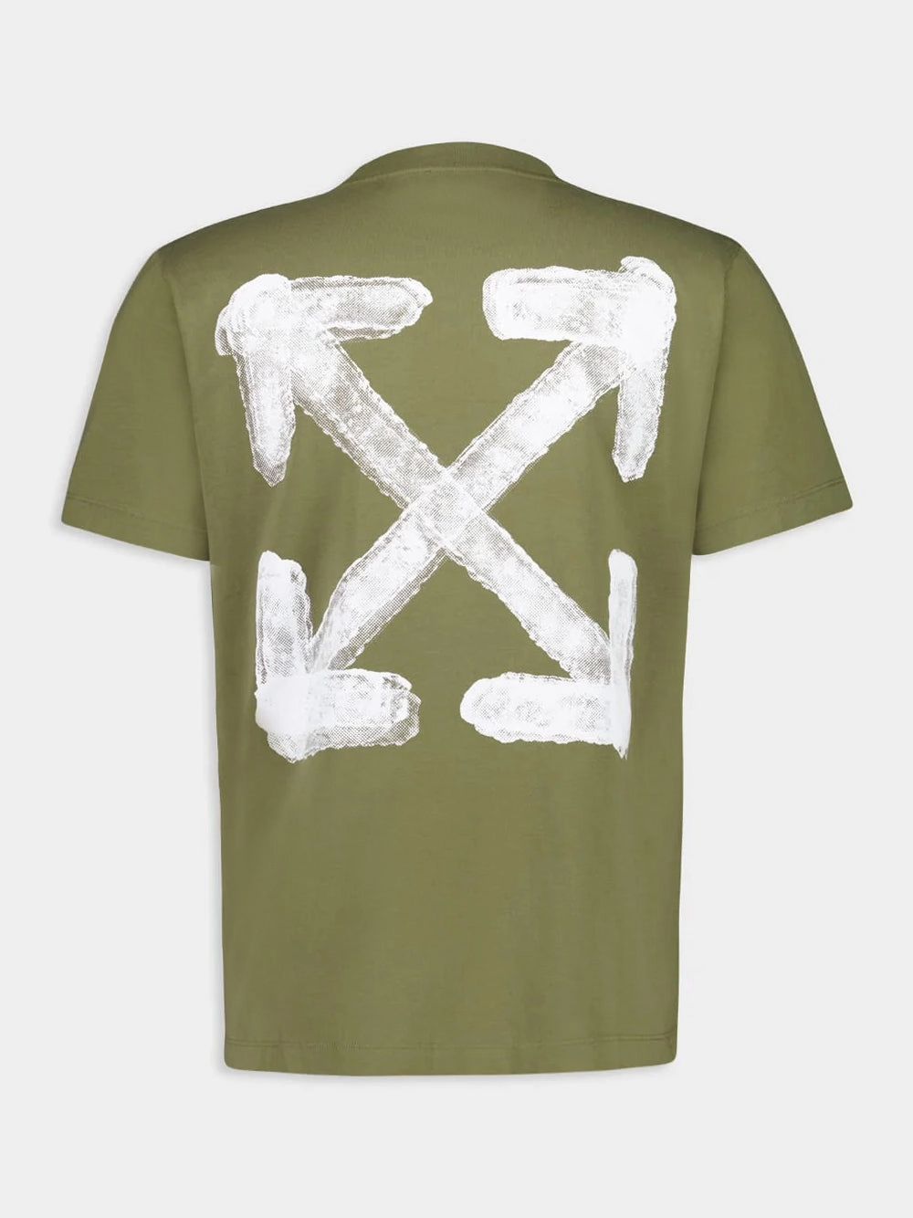 Green Arrow Spray Cotton Slim Fit T-Shirt