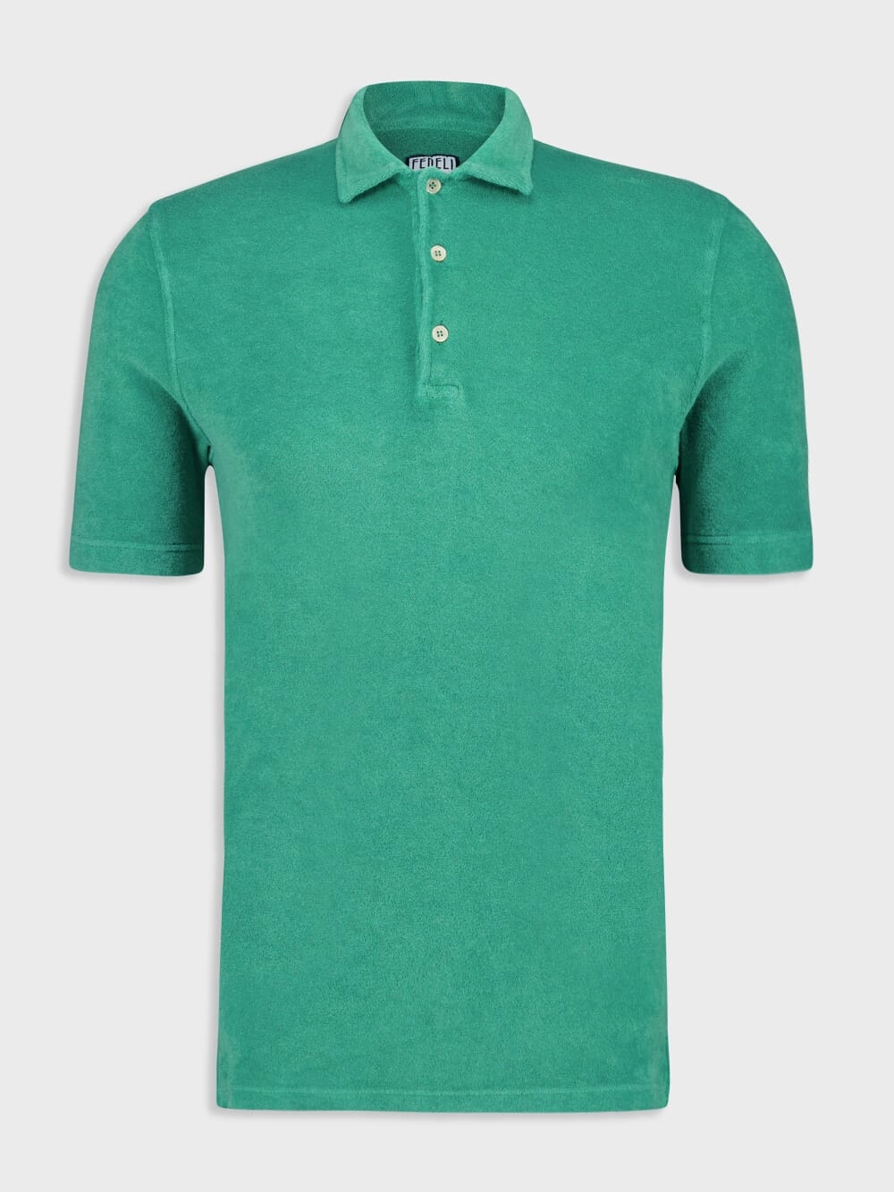Green Bowling Terry Light Dusty Short Sleeve Shirt Tops Mens - men's t-shirts outlet