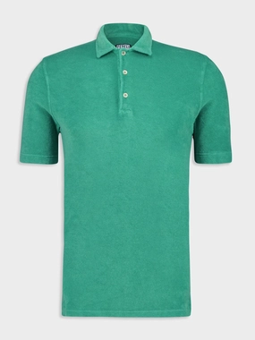 Green Bowling Terry Light Dusty Short Sleeve Shirt Tops Mens - men's t-shirts outlet
