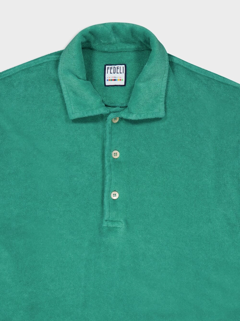 Green Bowling Terry Light Dusty Short Sleeve Shirt