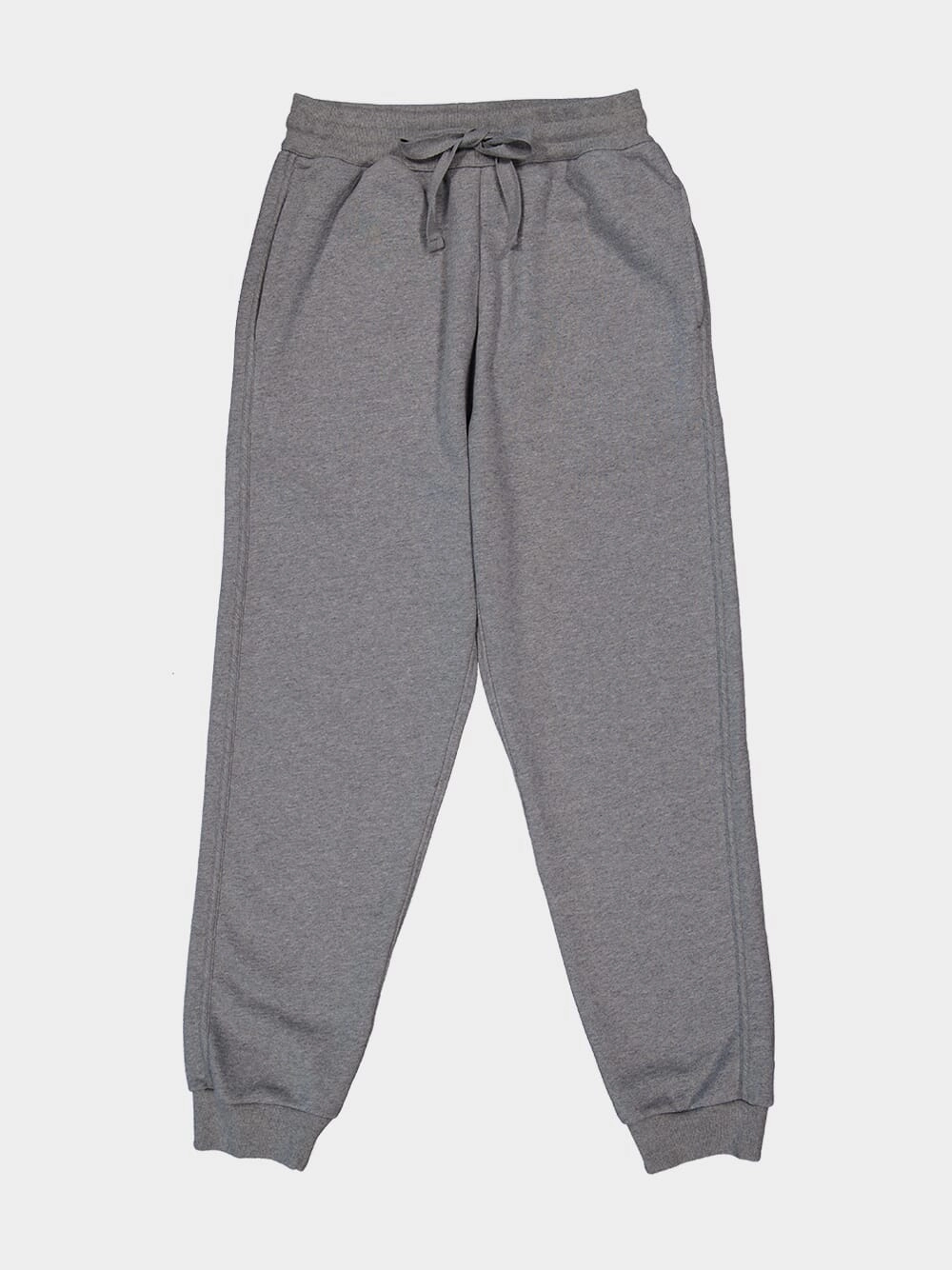 Grey Organic Cotton Casual Sweatpants