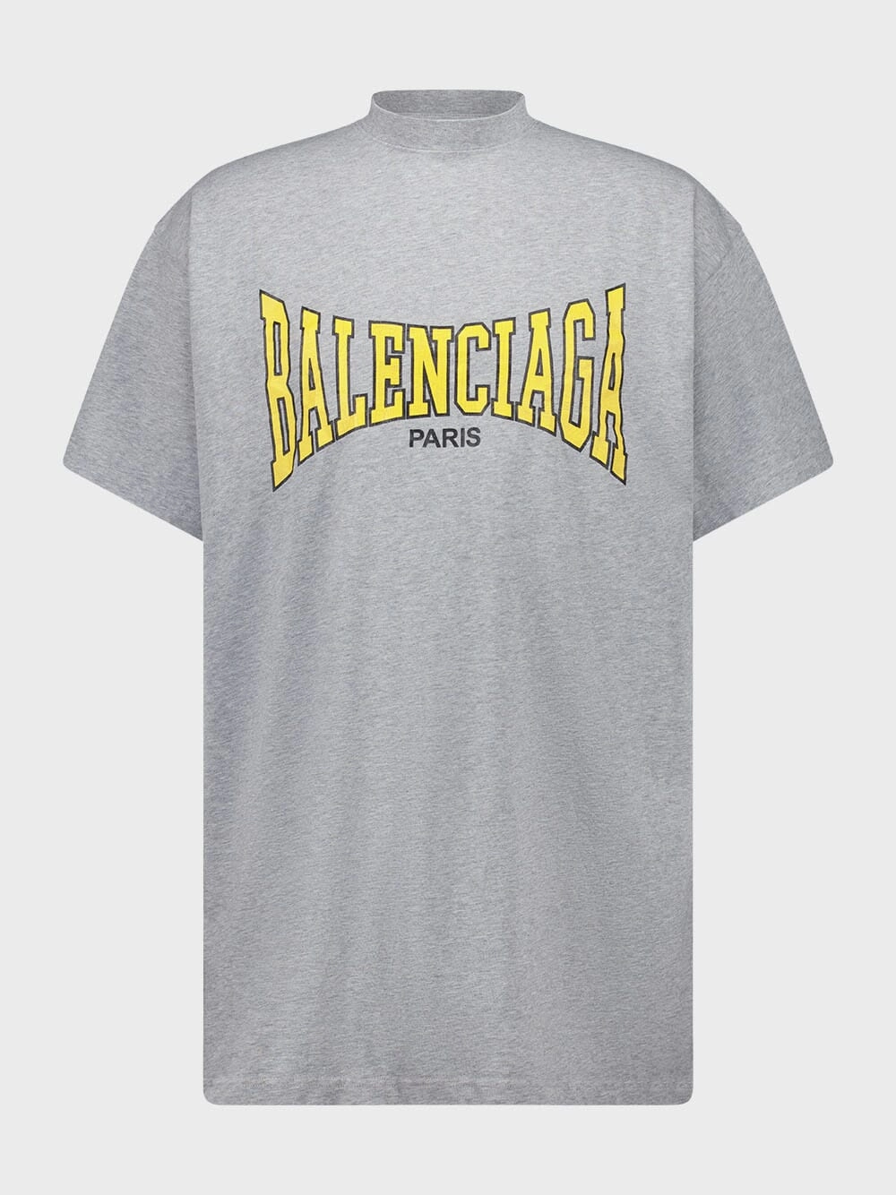 Grey Oversized Logo T-Shirt Tops Mens - flannel shirts