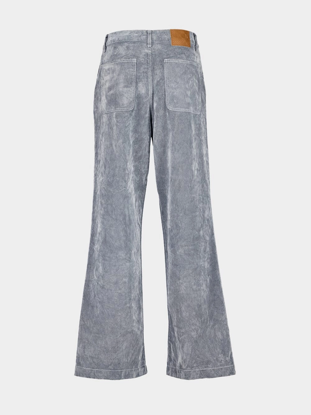 Grey Peach Cargo Denim Jeans