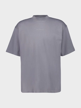 Grey Reflective Medium Fit T-Shirt Tops Mens - flannel shirts