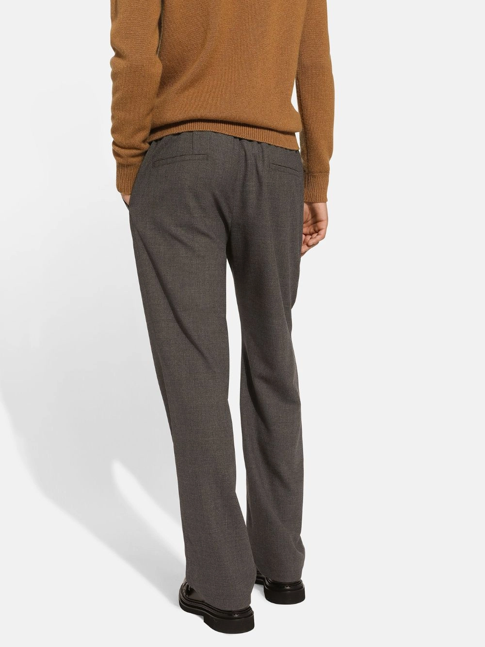Grey Wool Jogging Pants