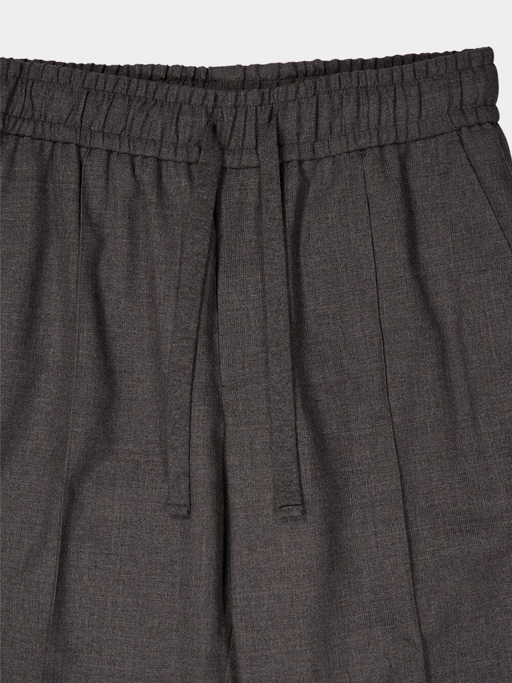 Grey Wool Jogging Pants
