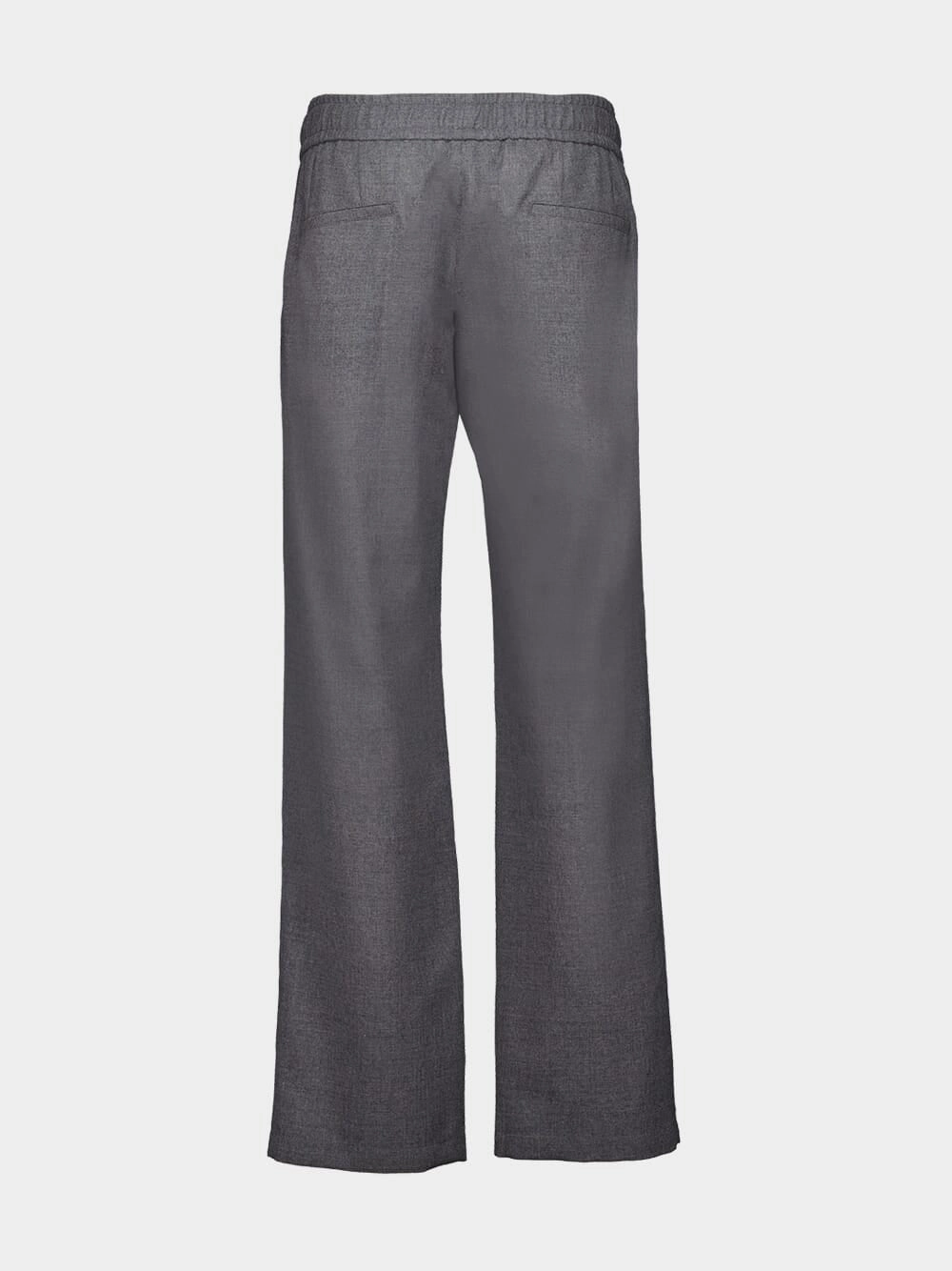 Grey Wool Jogging Pants