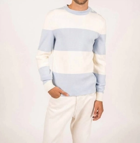 Hague Sweater In Ciel/ecume winter sweaters outlet