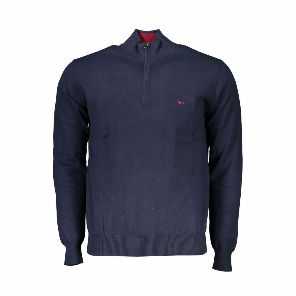Harmont & Blaine Chic Half-Zip Sweater with Embroidery Men's Detail winter sweaters outlet