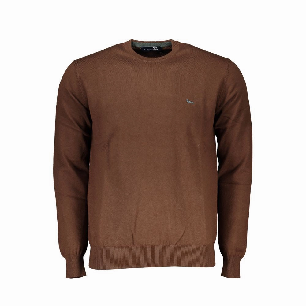 Harmont & Blaine Elegant Crew Neck Embroide Men's Sweater winter sweaters outlet
