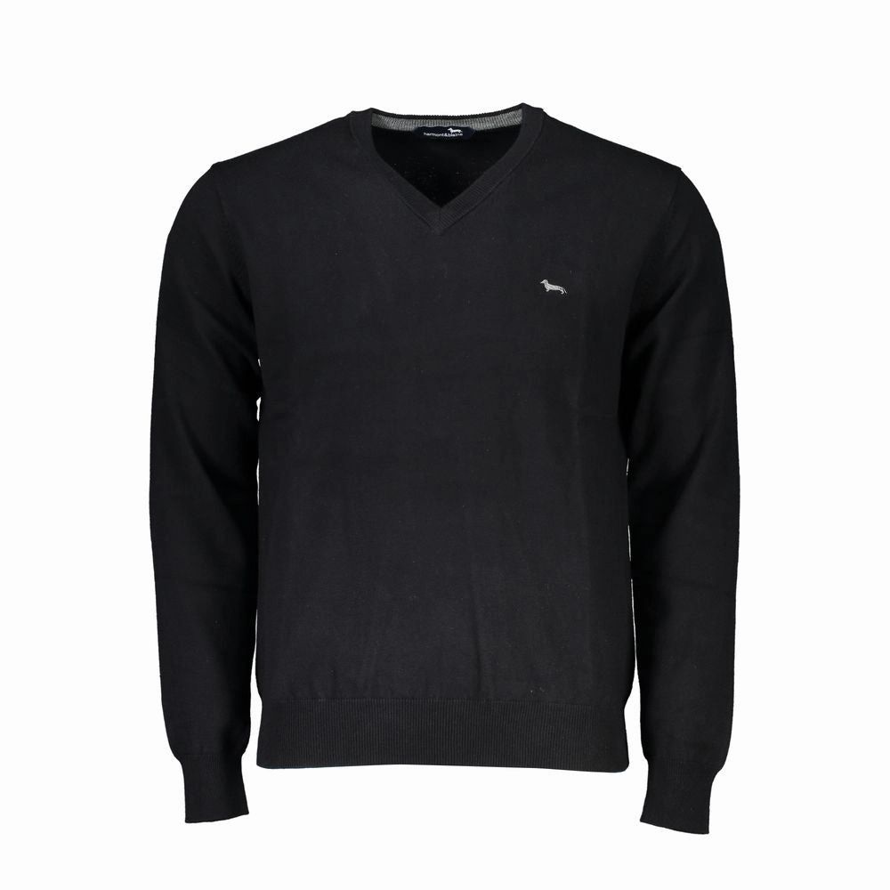 Harmont & Blaine Elegant V-Neck Embroide Men's Sweater winter sweaters outlet