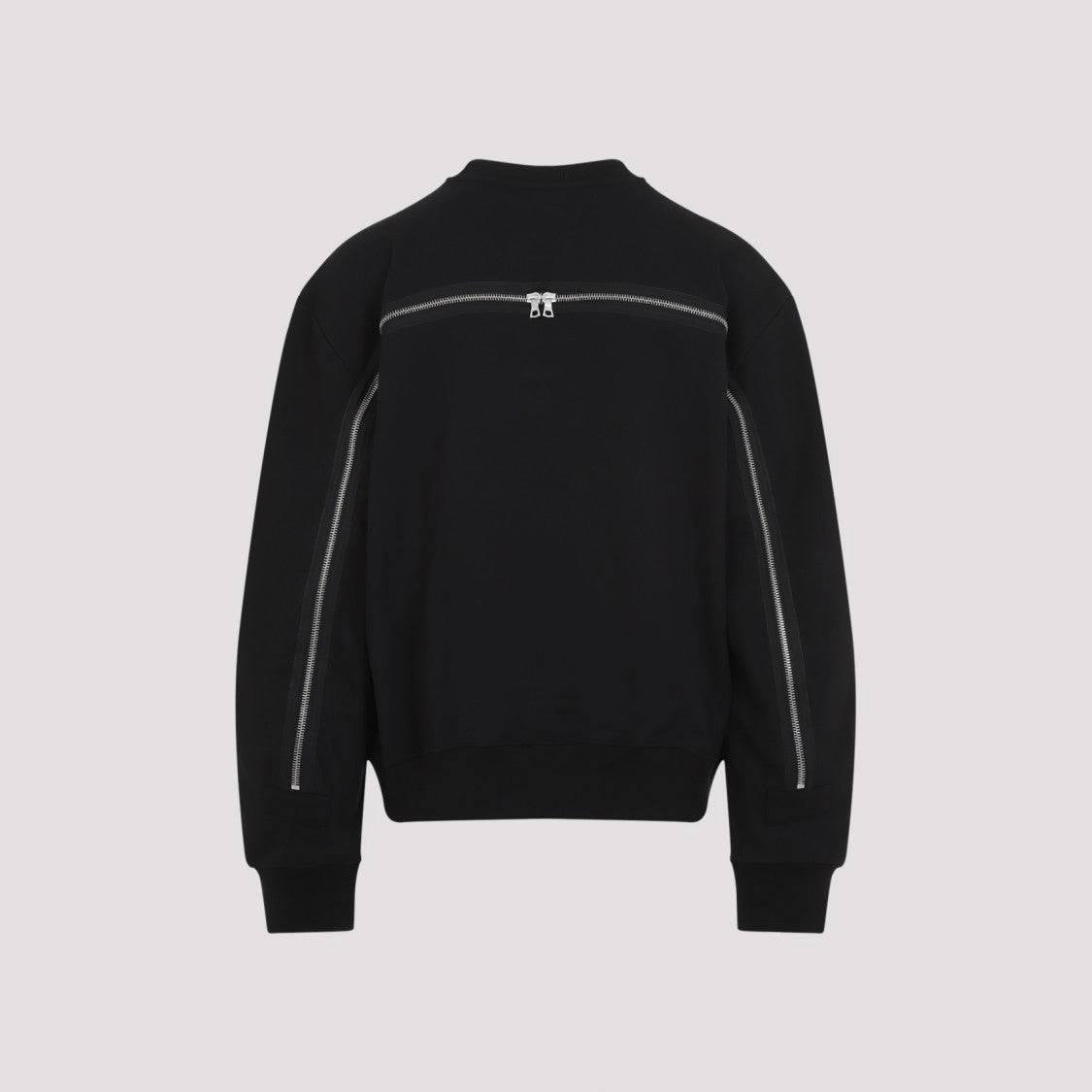 Harson Black Cotton Sweater