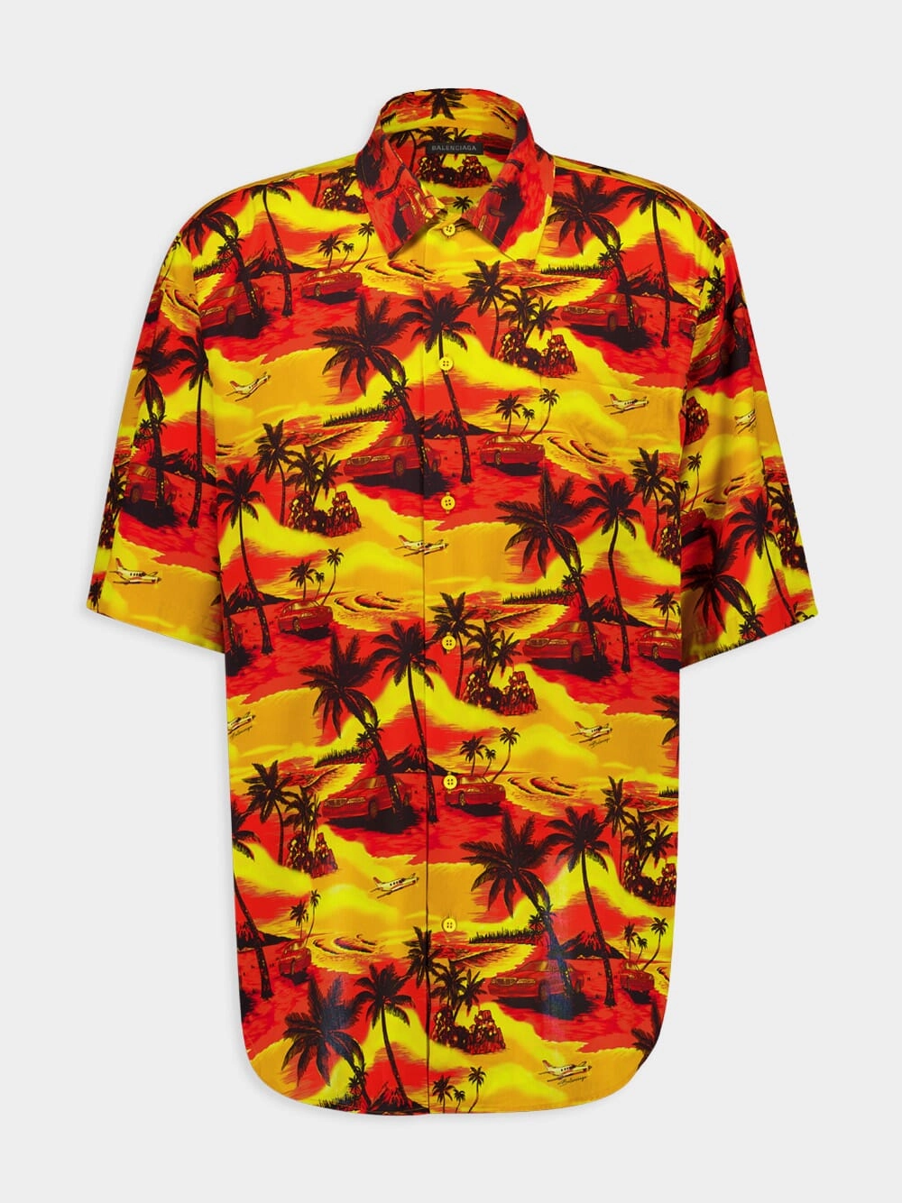Hawaiian Print Shirt Tops Mens - flannel shirts