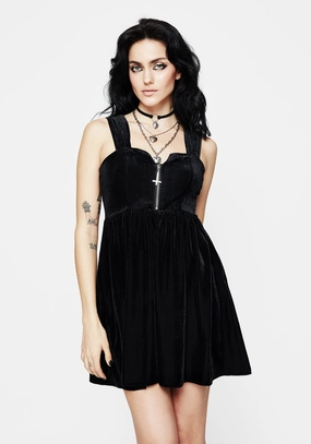 Heartless Zip Front Mini Dress Dresses Womens - women's dresses clearance