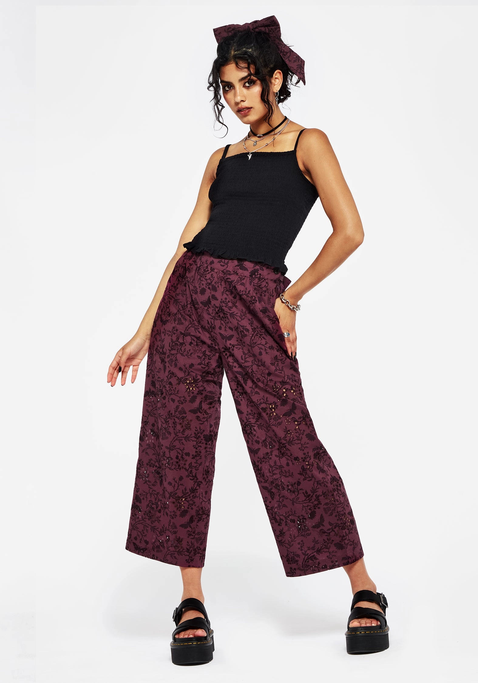 Helia Cotton Shirred Cami Top