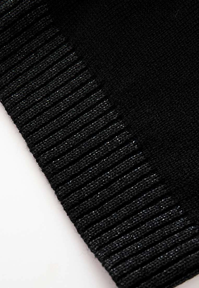 High-neck Wool Knit Ombr Dress