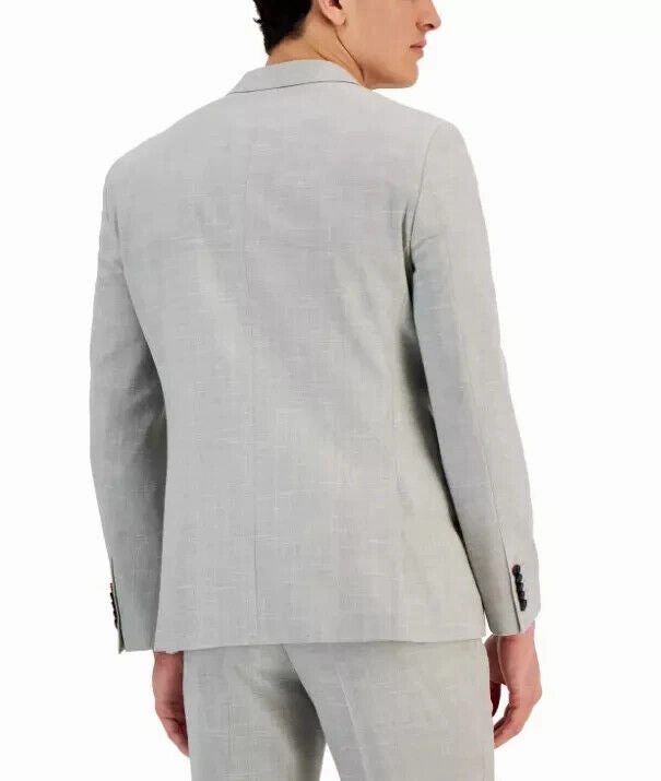 Hugo Boss Blazer Men's Gray Notch Lapel Modern Fit Superflex Suit Jacket MCWW157