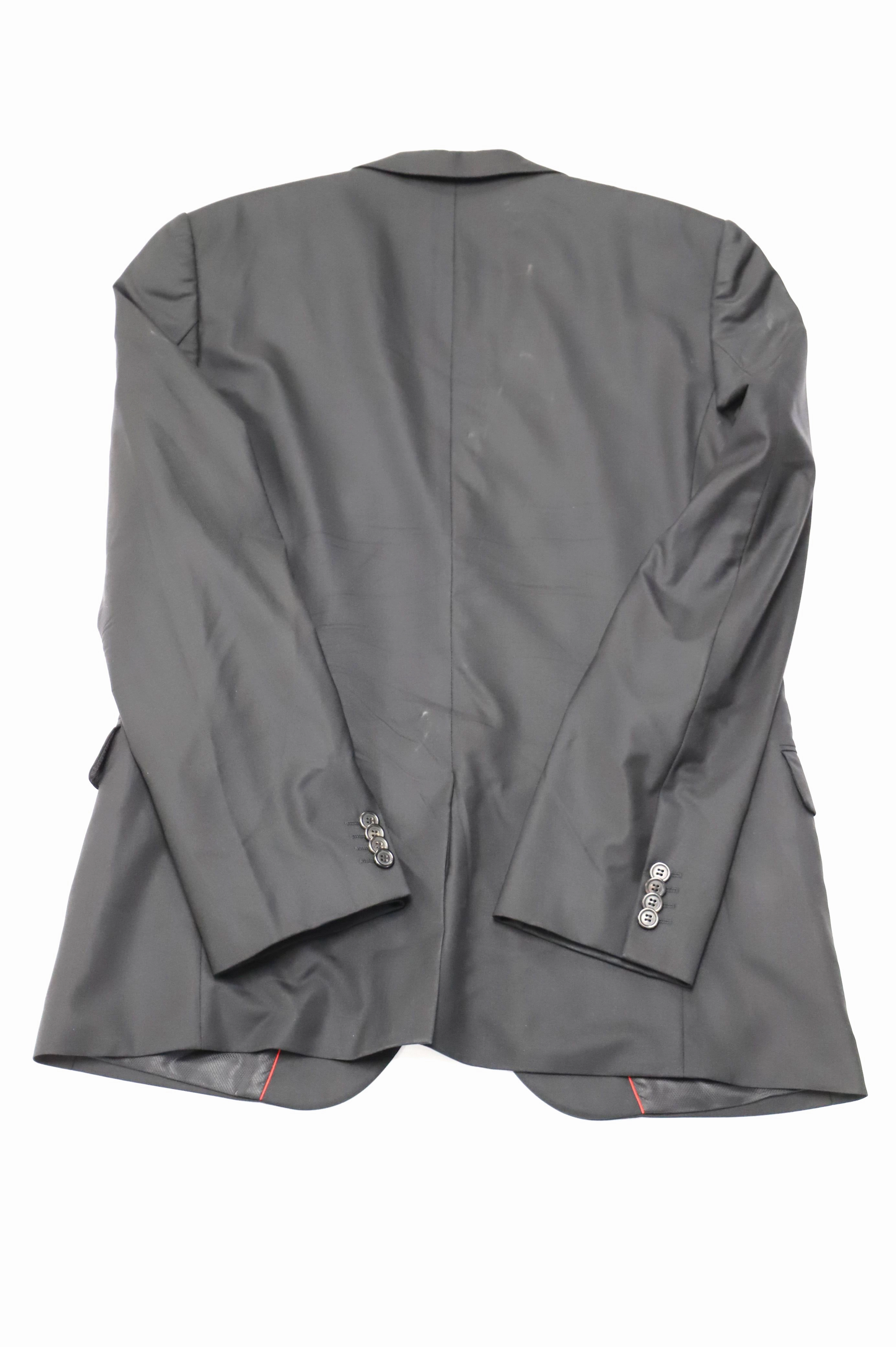 Hugo Boss Single-Breasted Blazer in Black Wool