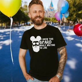 I Grew This Beard In Line T-Shirt Holiday Collection - holiday outfits clearance