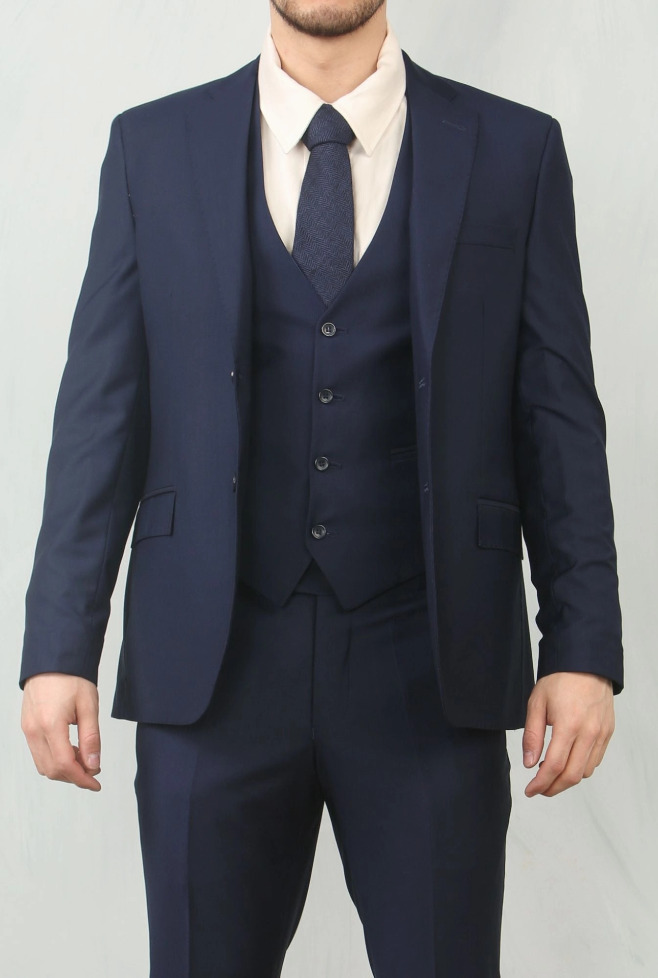 IM30 3 Piece Stitch Lapel Formal Suit
