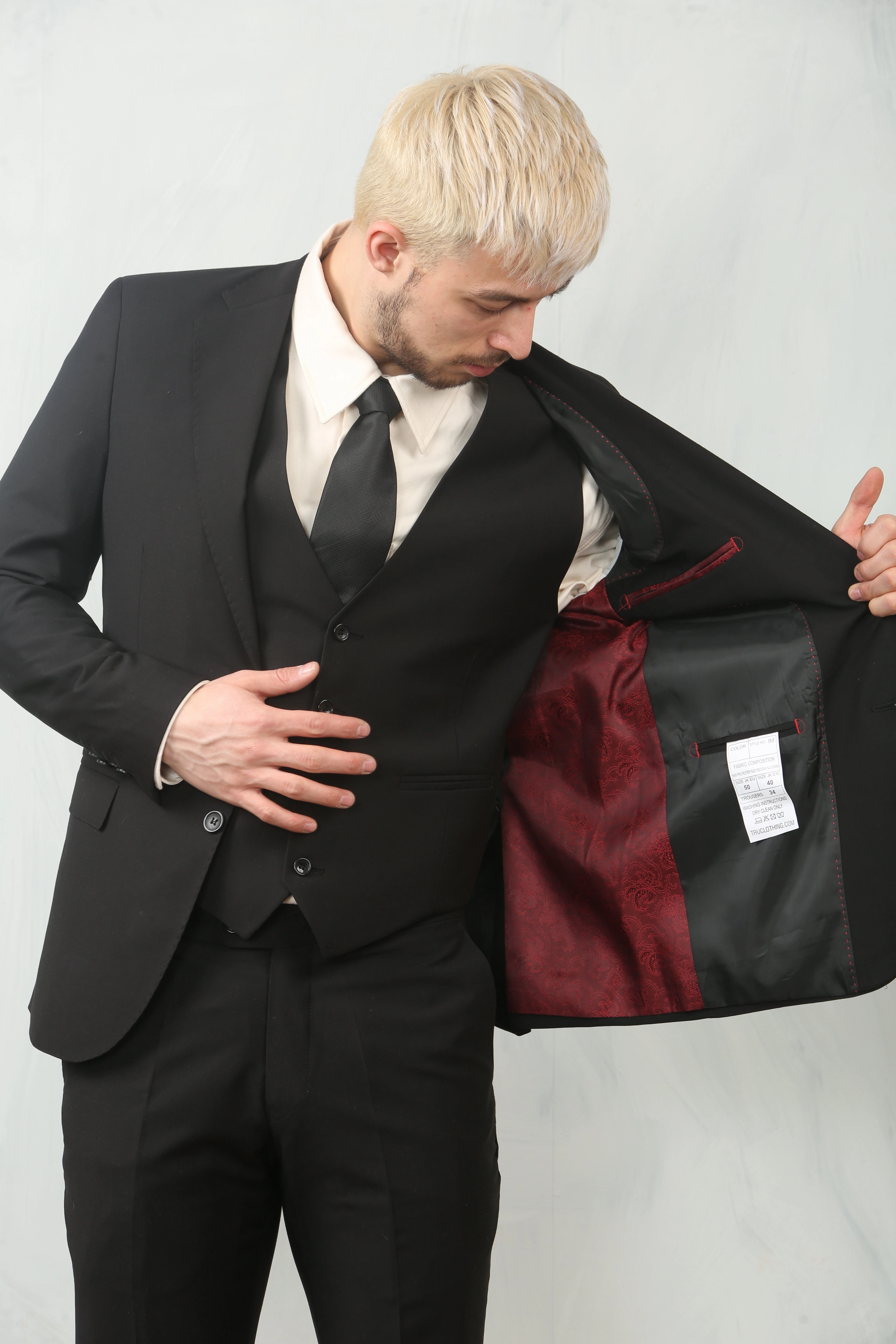 IM30 3 Piece Stitch Lapel Formal Suit