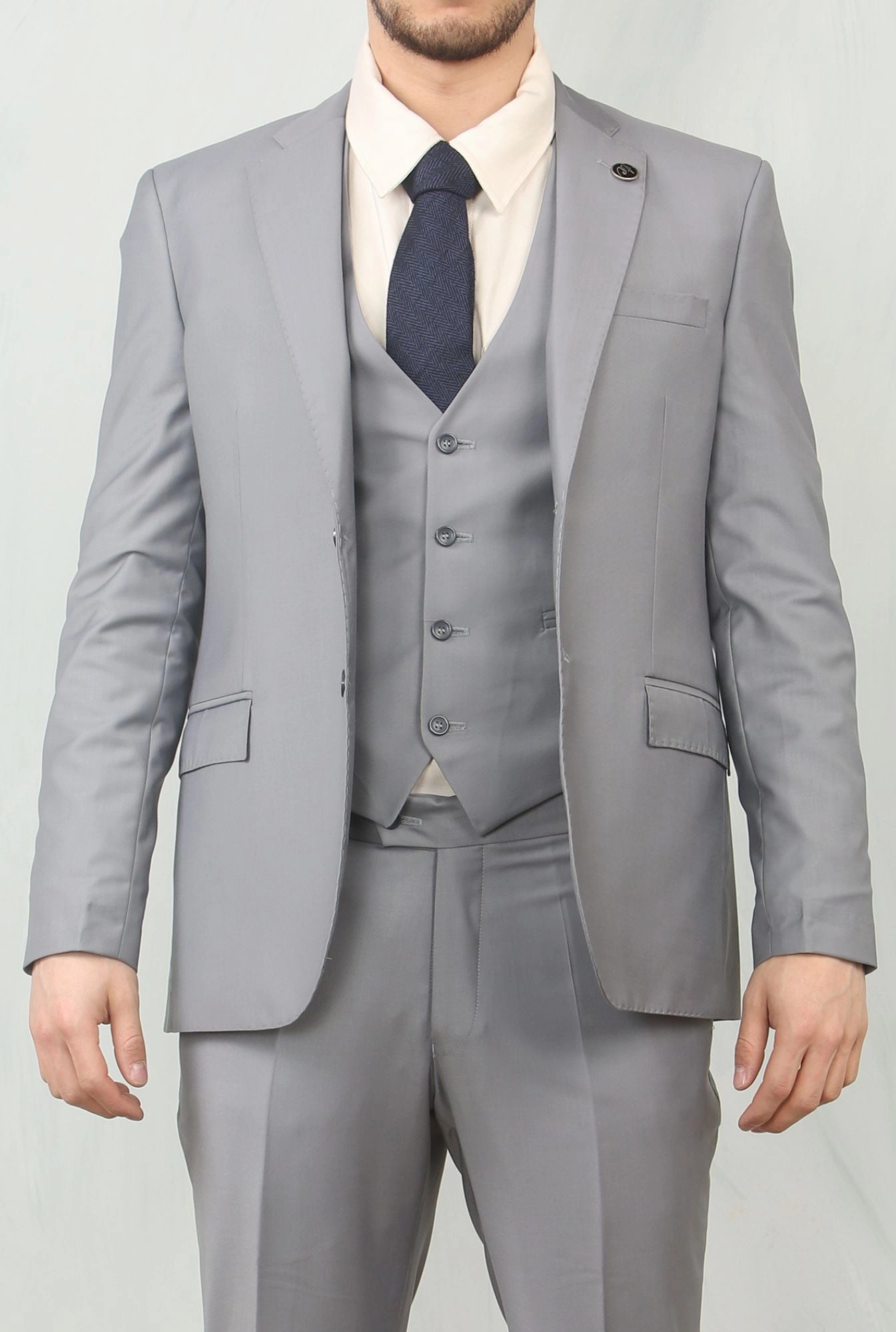 IM30 3 Piece Stitch Lapel Formal Suit
