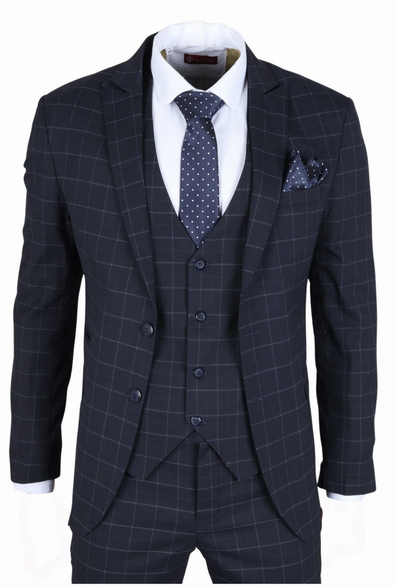 IM3 Checked Tailored Fit Suit