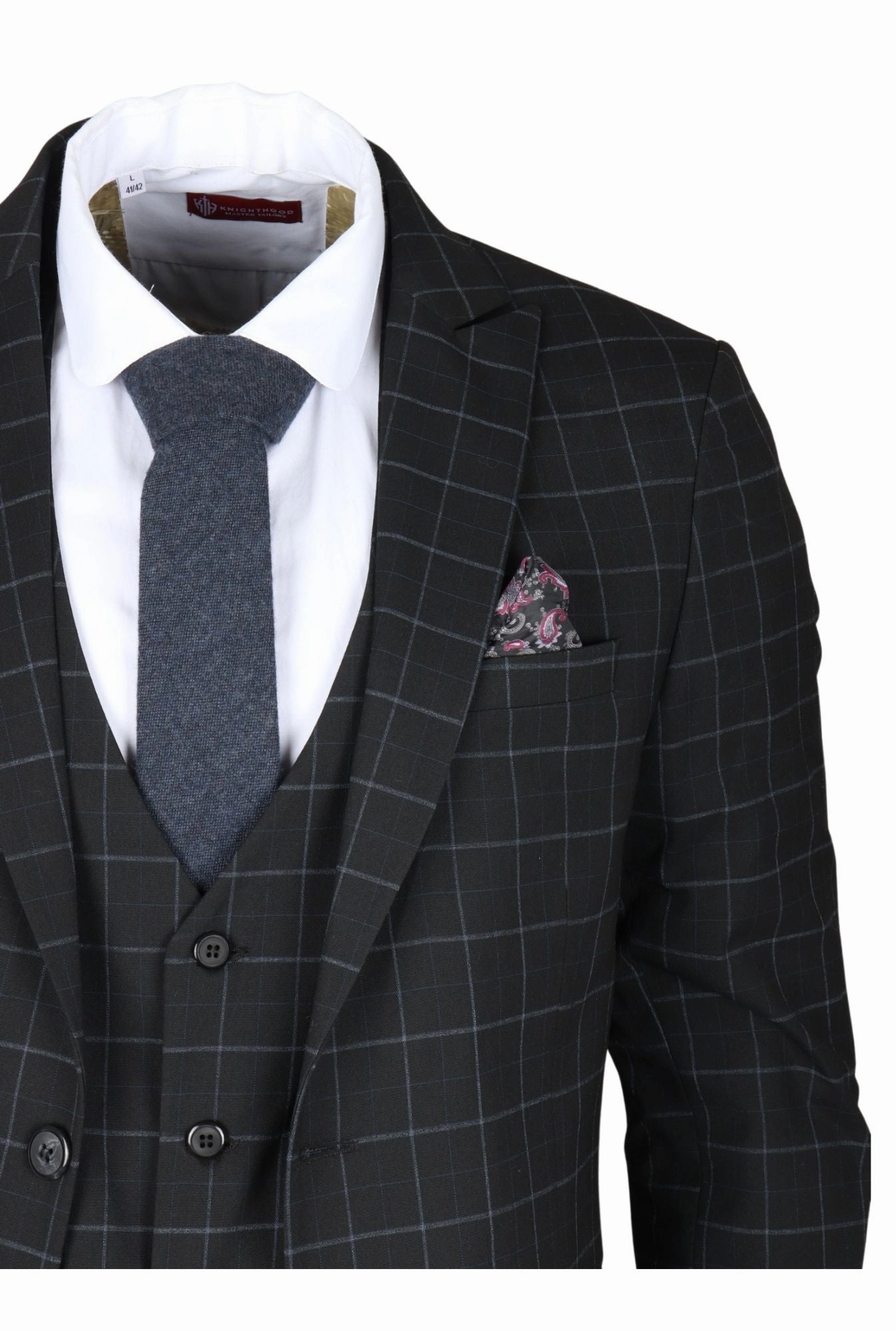 IM3 Checked Tailored Fit Suit