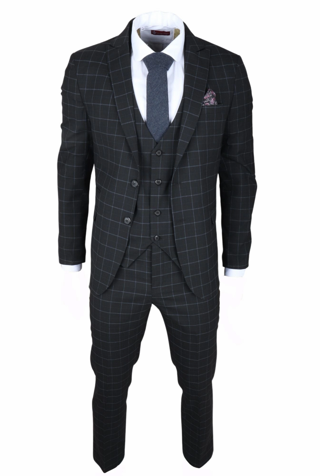 IM3 Checked Tailored Fit Suit