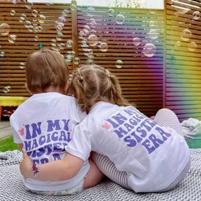 In My Magical Sister Era Front & Back Graphic T-shirt Holiday Collection - holiday outfits clearance