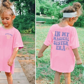 In My Magical Sister Era Front & Back Graphic T-shirt Holiday Collection - holiday outfits clearance