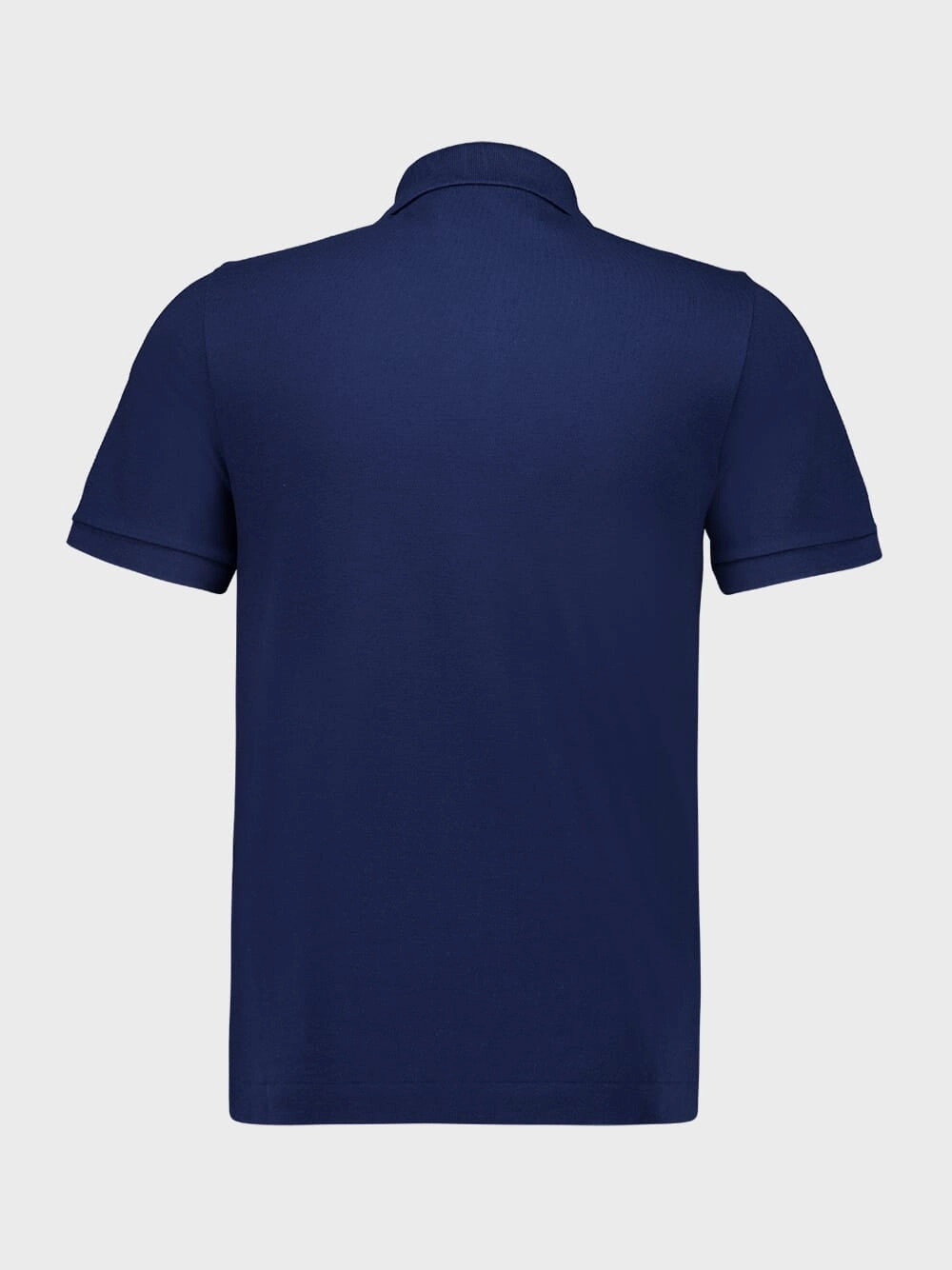 Indigo Cotton Piqu Polo Shirt
