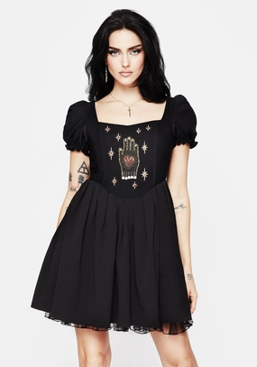 Ingrid Embroidered Applique Corset Mini Dress Dresses Womens - women's dresses clearance