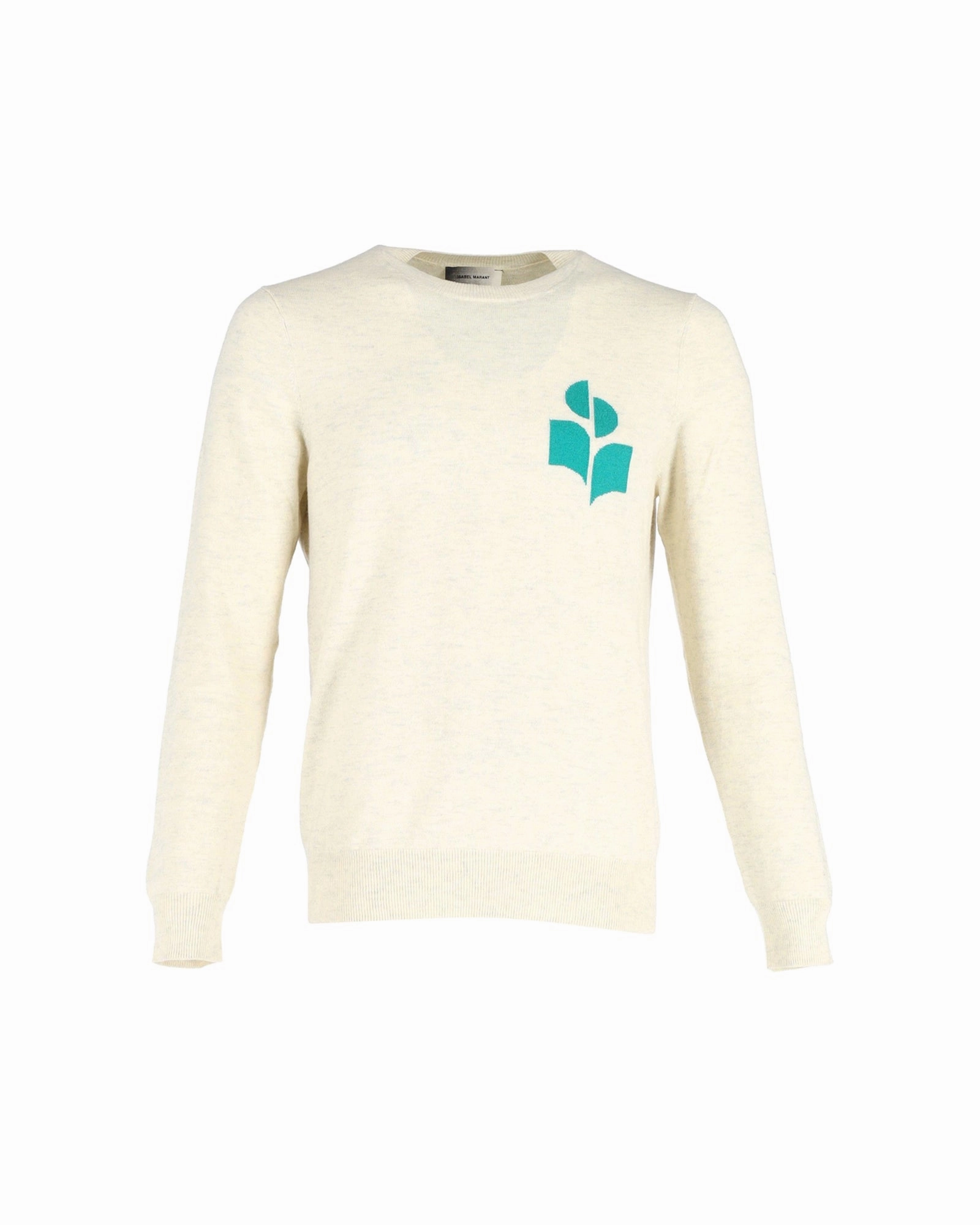 Isabel Marant ??toile Evans Sweater in Beige Cotton chunky knit discount