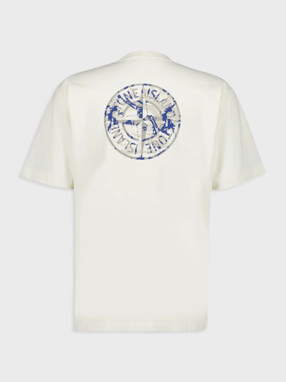 Ivory Compass Camo Print T-Shirt