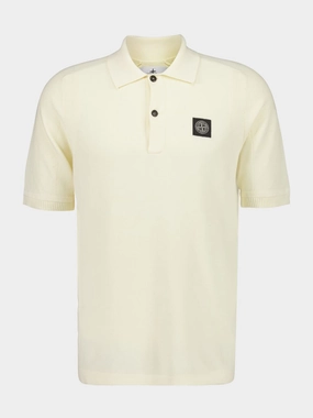 Ivory Organic Cotton Polo Shirt Tops Mens - men's t-shirts outlet